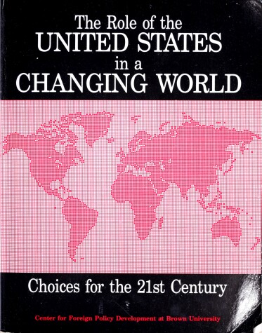 Book cover for Role of the United States in a Changing World