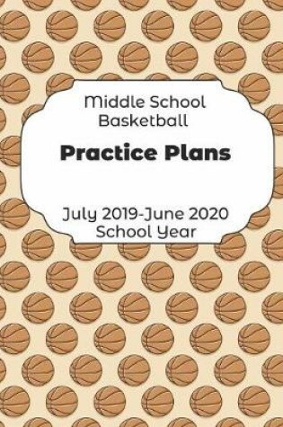 Cover of Middle School Basketball Practice Plans July 2019 - June 2020 School Year