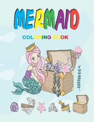 Book cover for Mermaid Coloring Book