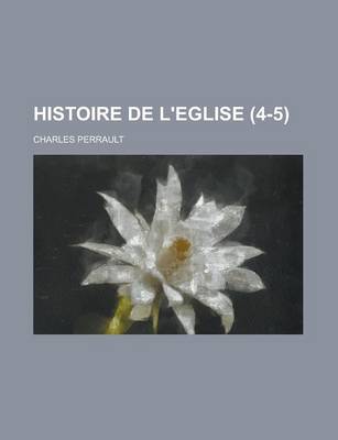 Book cover for Histoire de L'Eglise (4-5 )