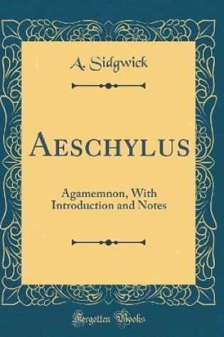 Cover of Aeschylus