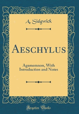 Book cover for Aeschylus