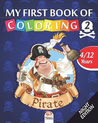 Book cover for My first book of coloring - pirate 2 - Night edition