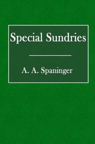 Cover of Special Sundries