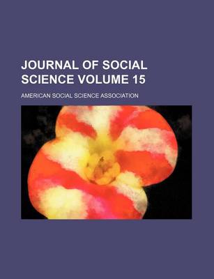 Book cover for Journal of Social Science Volume 15