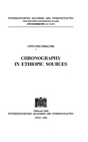 Cover of Chronography in Ethiopic Sources