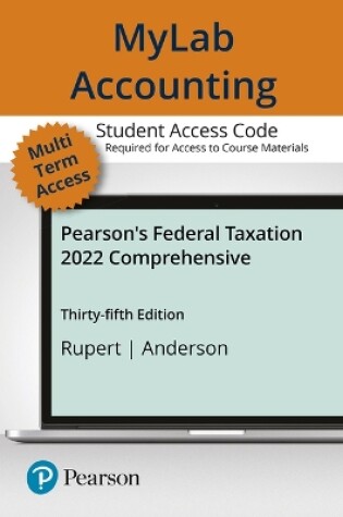 Cover of Mylab Accounting with Pearson Etext -- Access Card -- For Pearson's Federal Taxation