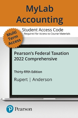 Book cover for Mylab Accounting with Pearson Etext -- Access Card -- For Pearson's Federal Taxation