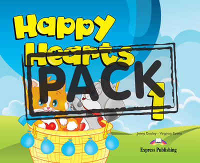 Book cover for Happy Hearts 1 (with Stickers, Pressouts, Extra Optional Units) (International)