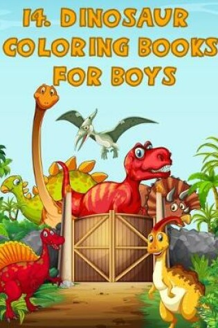 Cover of Dinosaur Coloring Books For Boys