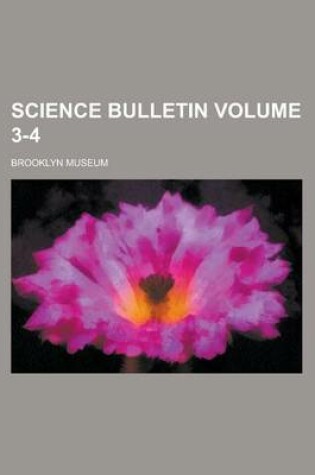 Cover of Science Bulletin Volume 3-4