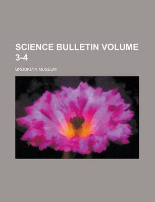 Book cover for Science Bulletin Volume 3-4