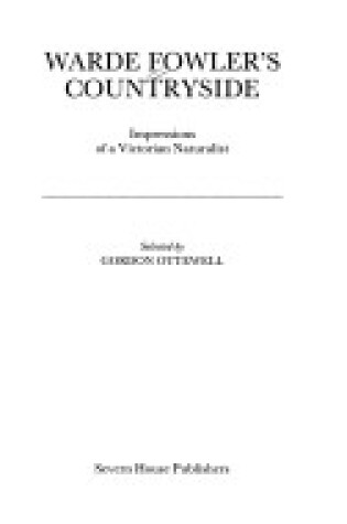 Cover of Countryside Impressions of a Victorian Naturalist