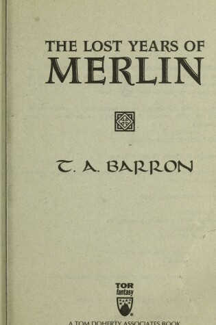 Cover of Lost Years of Merlin