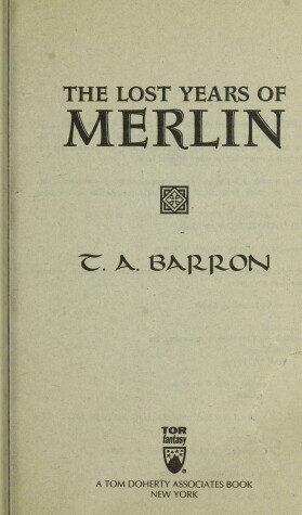 Book cover for Lost Years of Merlin