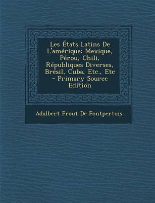 Book cover for Les Etats Latins de L'Amerique