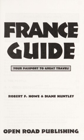 Book cover for France Guide