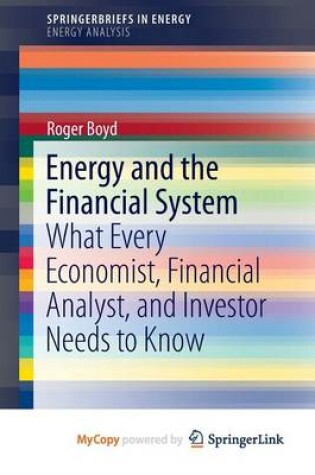 Cover of Energy and the Financial System