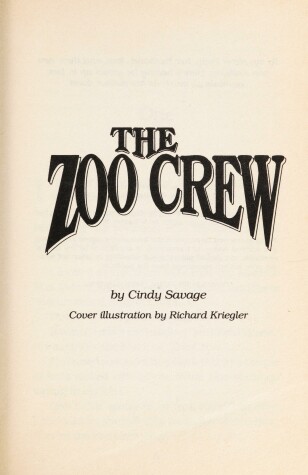 Book cover for The Zoo Crew