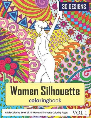 Book cover for Women Silhouettes Coloring Book