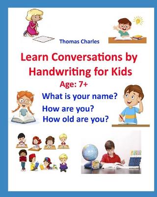 Book cover for Learn Conversations by Handwriting for Kids (Age Range