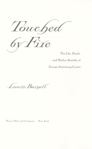 Book cover for Touched by Fire