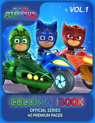 Cover of PJ Masks Coloring Book Vol1