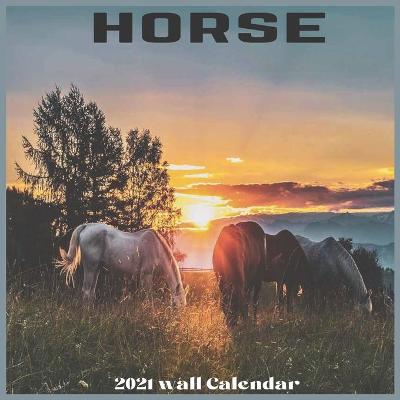 Book cover for Horse 2021 Wall Calendar