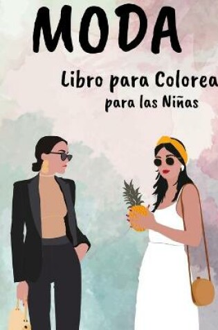 Cover of Moda Libro para Colorear para las Niñas