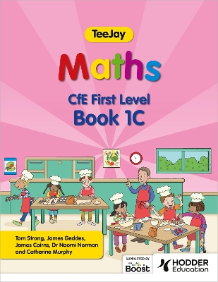 Book cover for TeeJay Maths CfE First Level Book 1C Second Edition