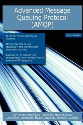 Cover of Advanced Message Queuing Protocol (Amqp)