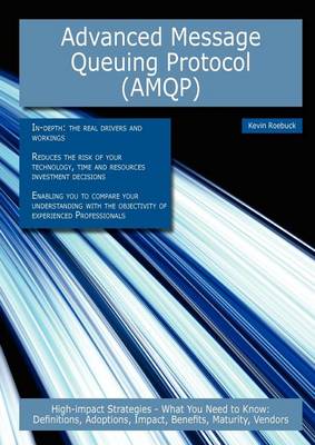 Book cover for Advanced Message Queuing Protocol (Amqp)