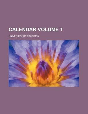 Book cover for Calendar Volume 1