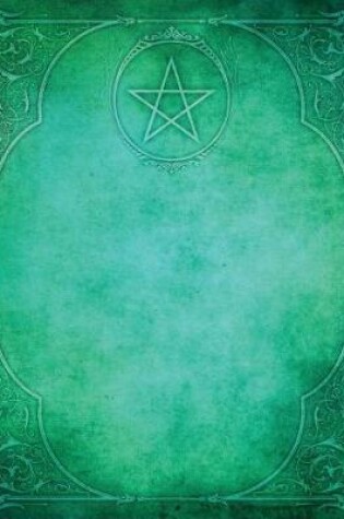 Cover of Monogram Pentagram (Neopaganism) Blank Sketchbook