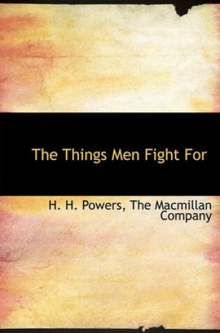 Cover of The Things Men Fight for