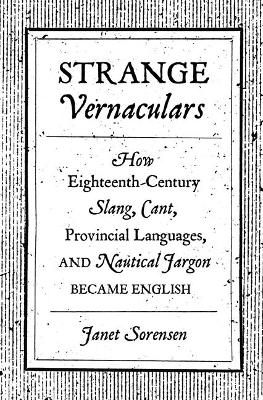 Book cover for Strange Vernaculars