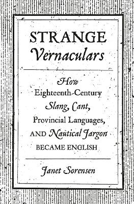 Book cover for Strange Vernaculars