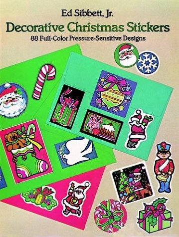 Book cover for Decorative Christmas Stickers