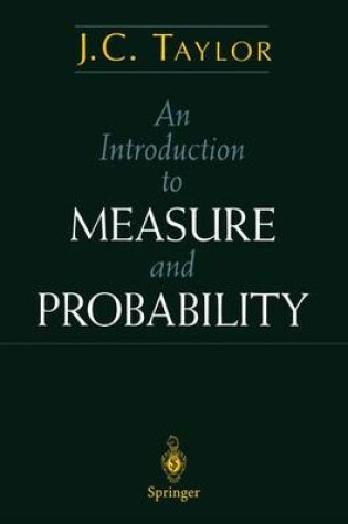 Cover of An Introduction to Measure and Probability