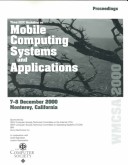 Book cover for 3rd IEEE Workshop on Mobile Computing Systems and Applications (Wmcsa '00)