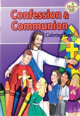 Book cover for Confession and Communion Coloring Book