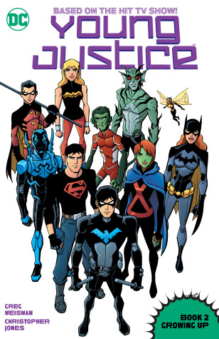 Book cover for Young Justice Book Two: Growing Up