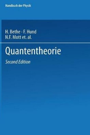 Cover of Quantentheorie