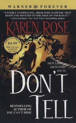 Book cover for Don't Tell