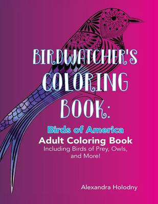 Book cover for Birdwatcher's Coloring Book