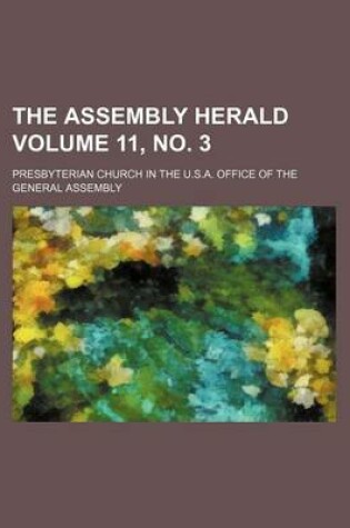 Cover of The Assembly Herald Volume 11, No. 3