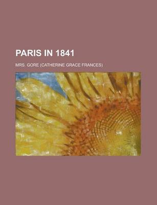 Book cover for Paris in 1841