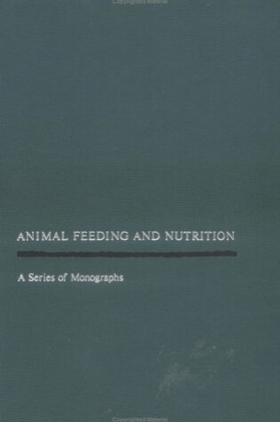 Cover of Dairy Cattle Feeding and Nutrition