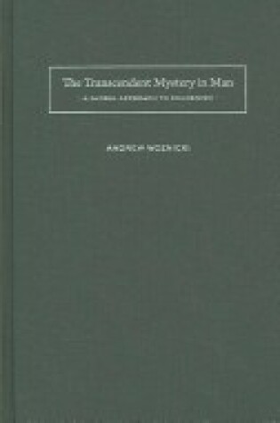 Cover of Transcendent Mystery in Man