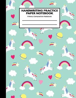 Book cover for Handwriting Practice Paper Notebook Primary Composition Notebook